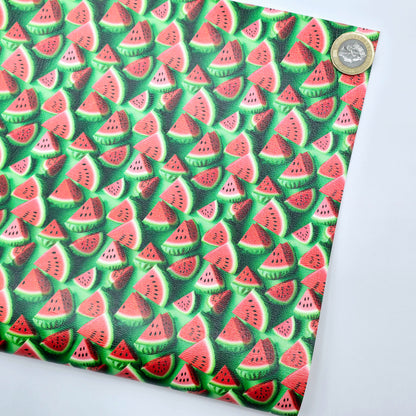 3D Watermelon Artisan Leatherette