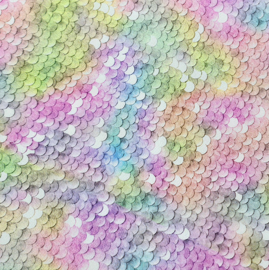 Pastel Faux Sequin Artisan Leatherette