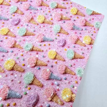 Ice Cream Swirls Chunky Glitter