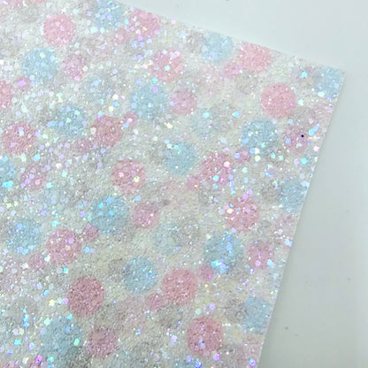 Abstract Bubbles Chunky Glitter