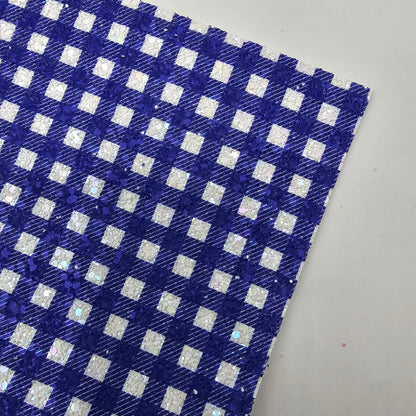 Bright Gingham Chunky Glitter