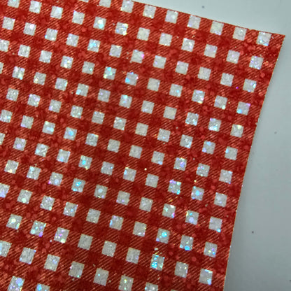 Bright Gingham Chunky Glitter