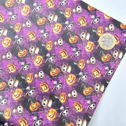 Purple Pumpkin Leatherette