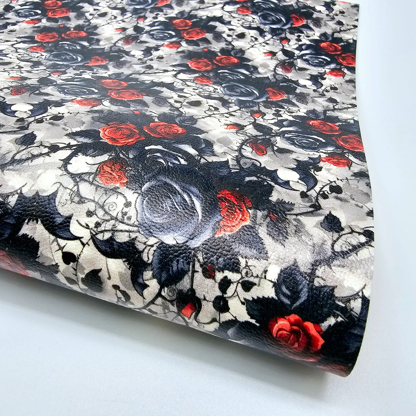 Bats and Roses Leatherette