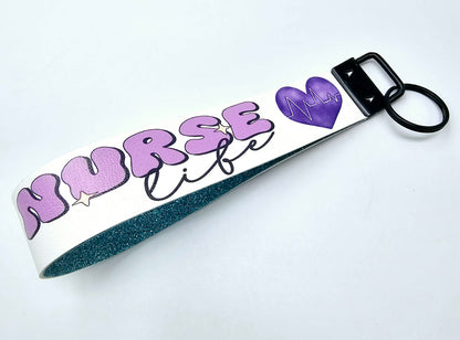Nurse Wristlet Double Sided Leatherette