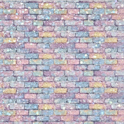 Pastel Bricks Chunky Glitter