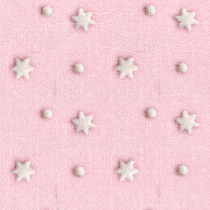 Gingerbread on Pink Stars Artisan Leatherette