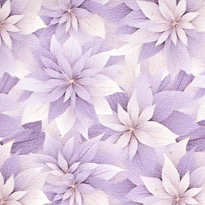 Lavender Christmas Star of Bethlehem Artisan Leatherette