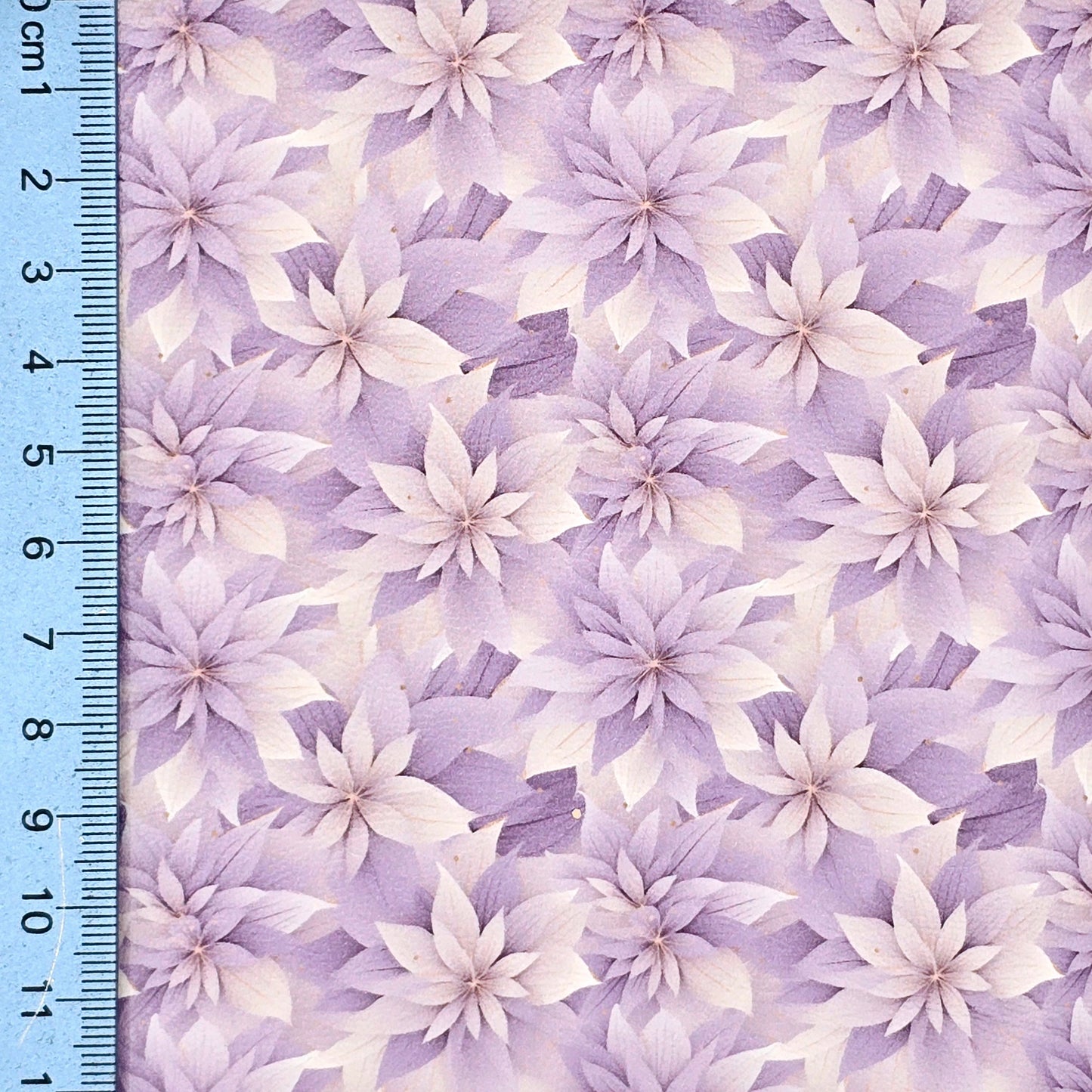 Lavender Christmas Star of Bethlehem Artisan Leatherette