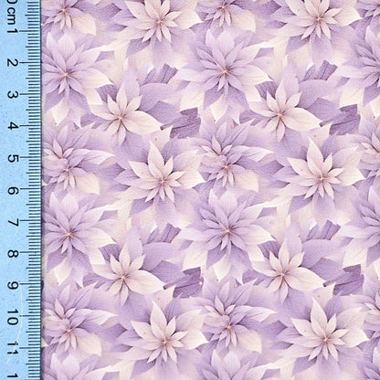 Lavender Christmas Star of Bethlehem Artisan Leatherette