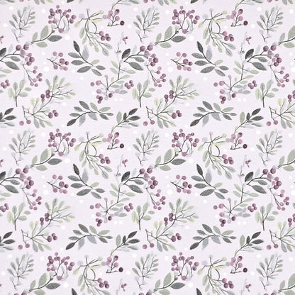 Lavender Christmas Mistletoe Artisan Leatherette