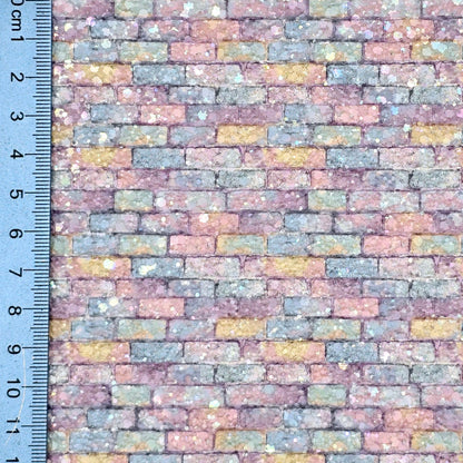 Pastel Bricks Chunky Glitter