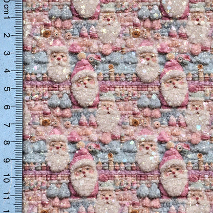 Embroidery Santa Chunky Glitter