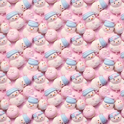 Snowman Cookies Artisan Leatherette