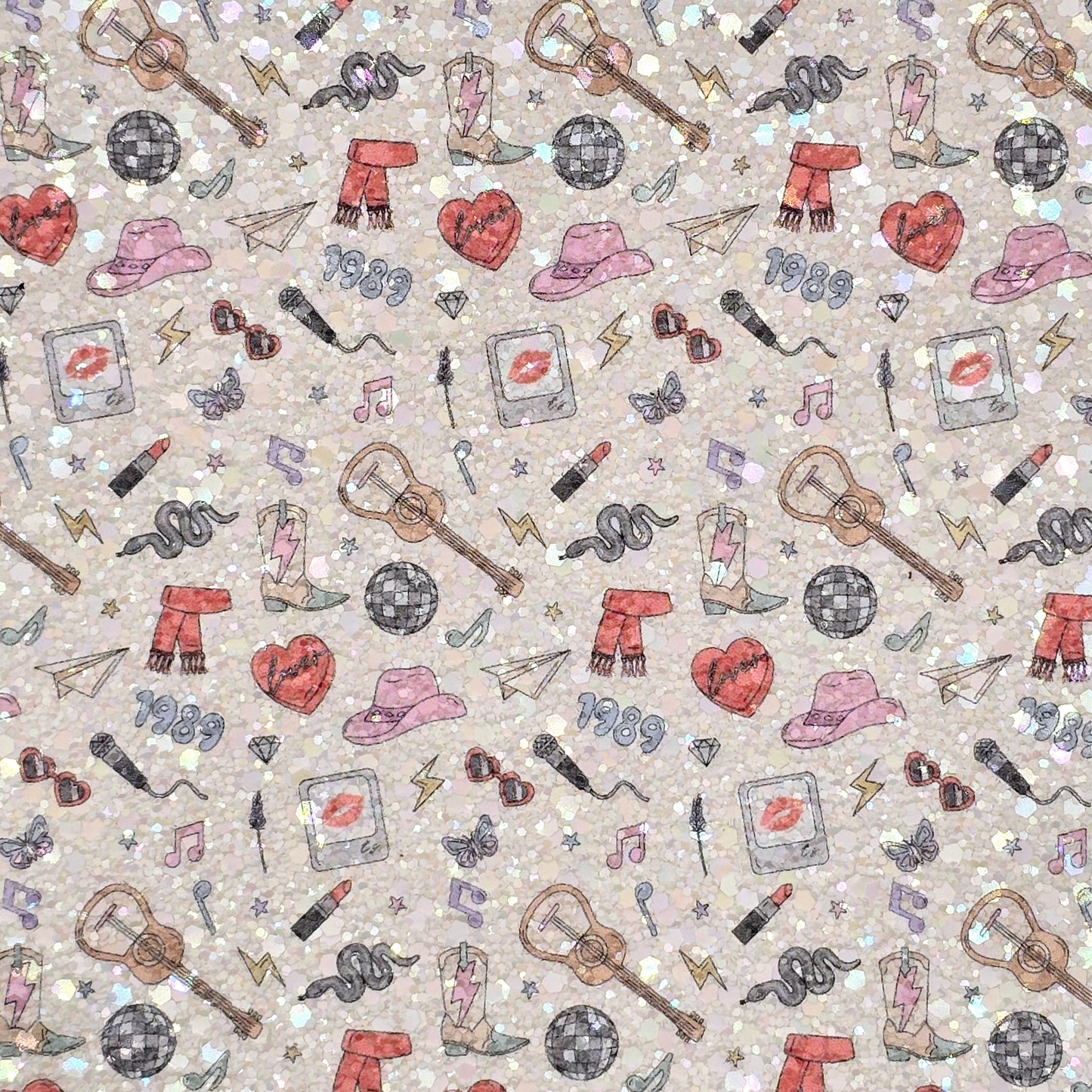 Country Girl on Cream Chunky Glitter