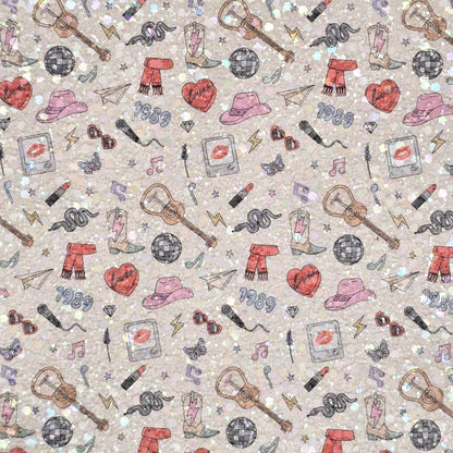 Country Girl on Cream Chunky Glitter