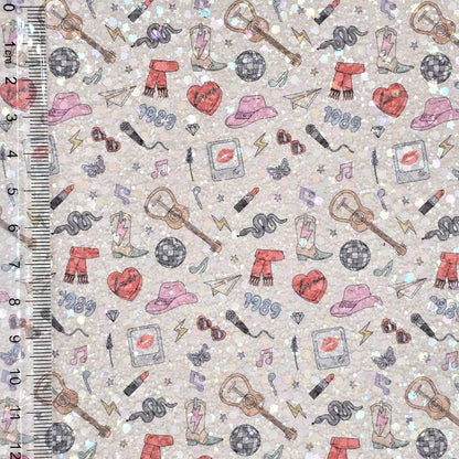 Country Girl on Cream Chunky Glitter