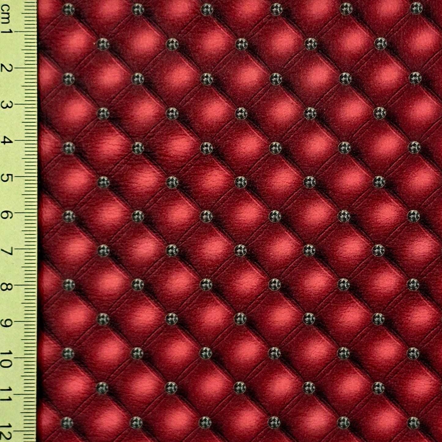 Red and Green 3D Diamonds Artisan Leatherette