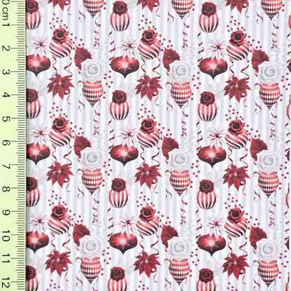 Candy Cane Baubles Artisan Leatherette