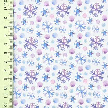 Watercolour Snow Artisan Leatherette