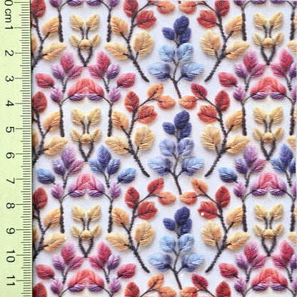 Autumn Leaves Artisan Leatherette