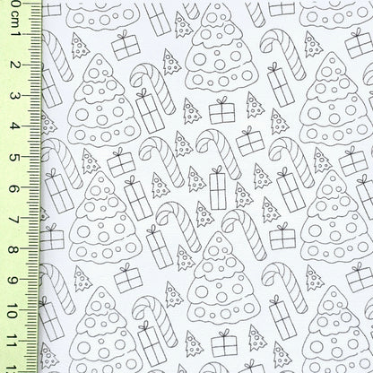 "Colour me in" Christmas Style 2 Artisan Leatherette