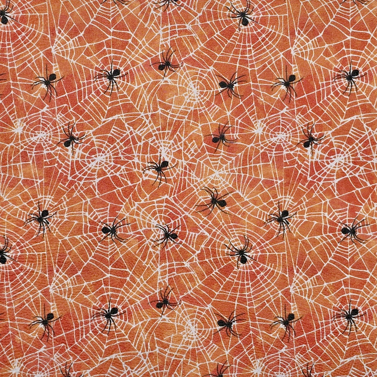 Ombre Orange Spiders Leatherette