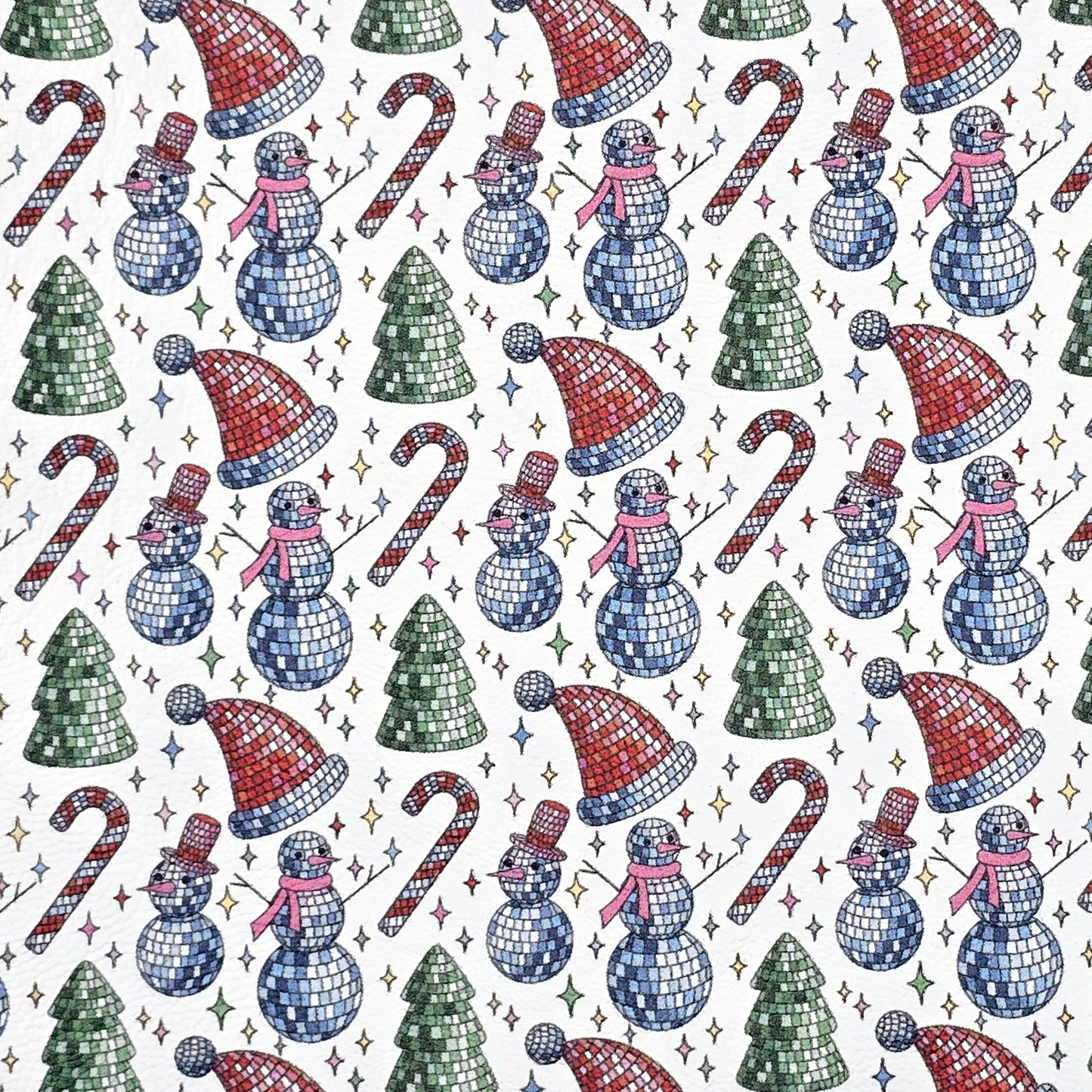 Glitterball Christmas Leatherette