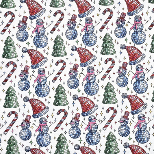 Glitterball Christmas Leatherette