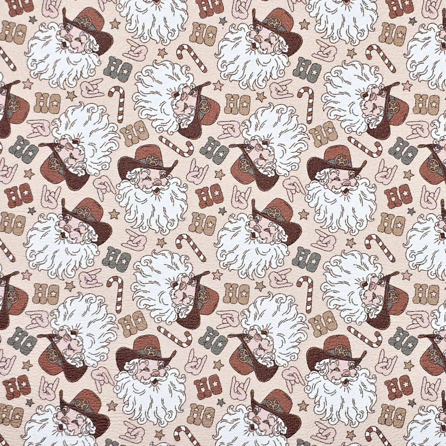 Howdy Santa Artisan Leatherette