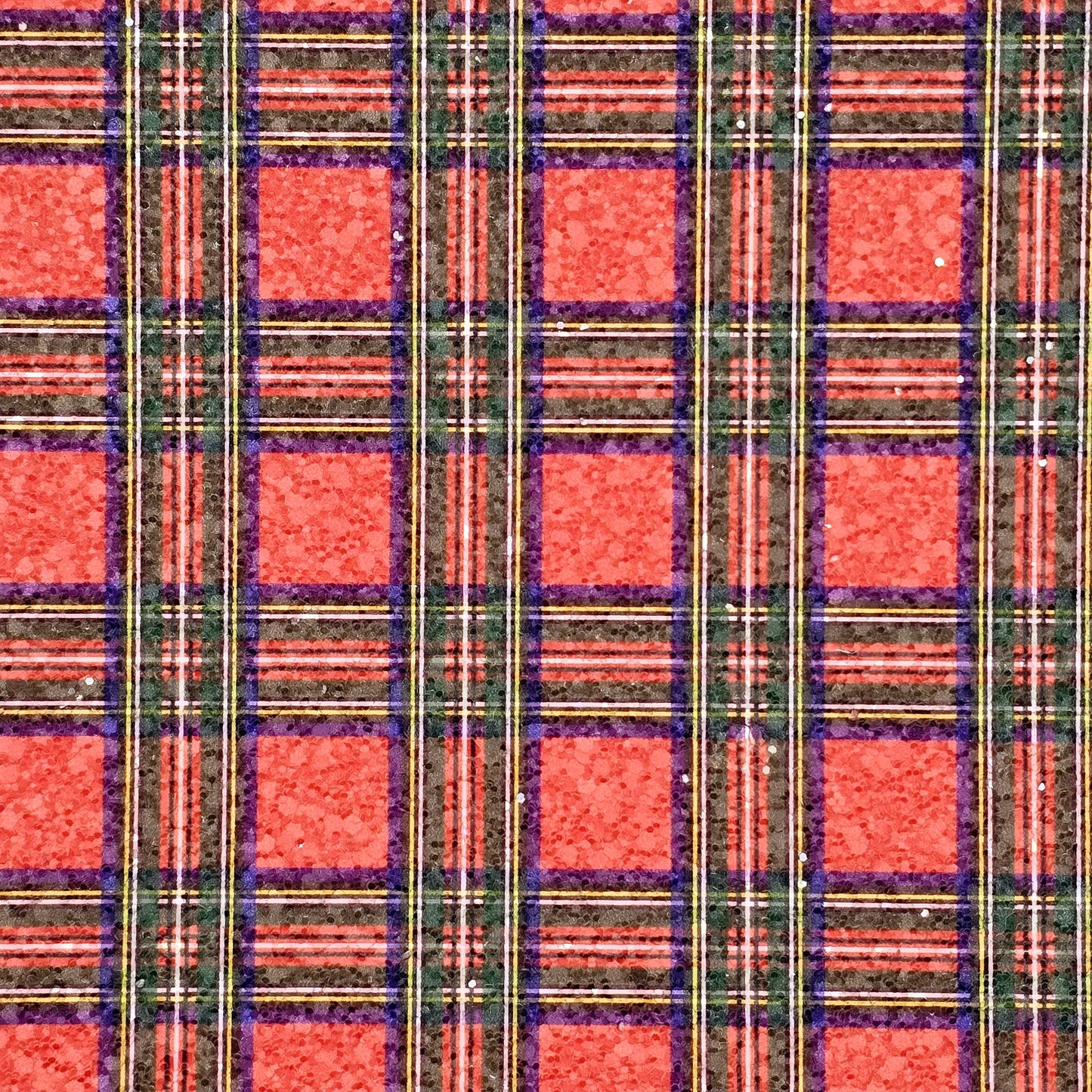 Traditional Tartan Chunky Glitter