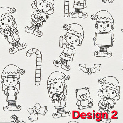 Colour me in Sweet Elves Artisan Leatherette