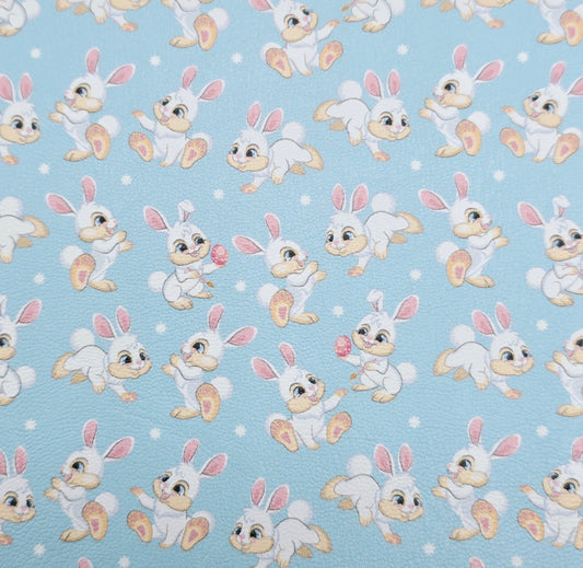 Hoppy Easter Bunnies Artisan Leatherette