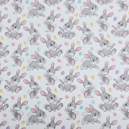 Springtime Fun Bunny Artisan Leatherette