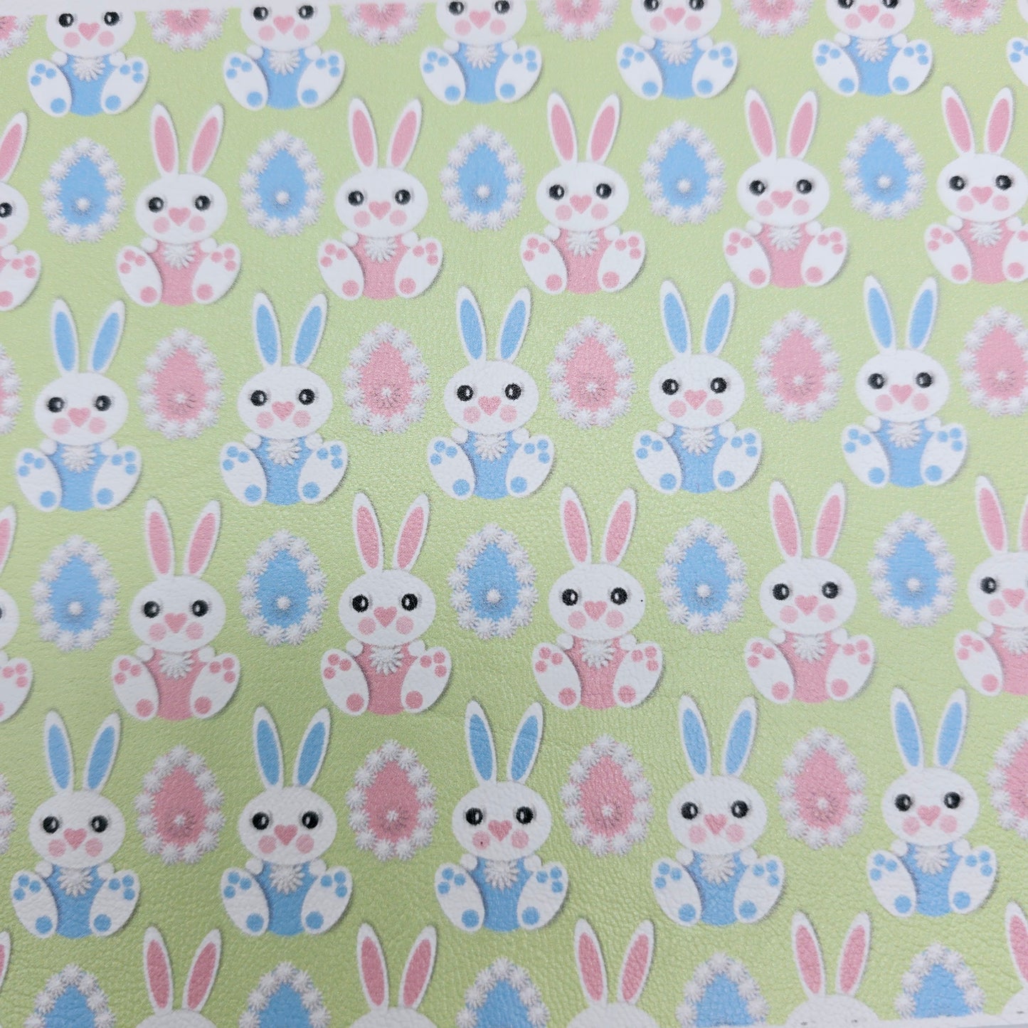 Easter Bunnies Artisan Leatherette