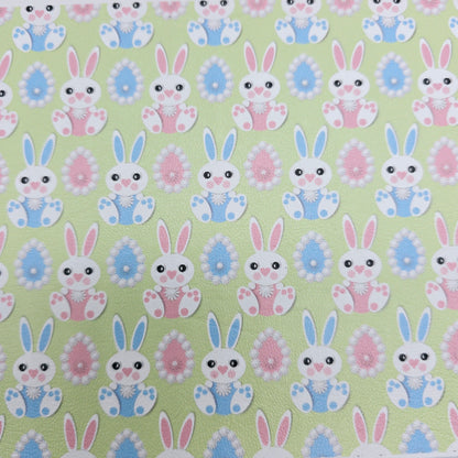 Easter Bunnies Artisan Leatherette