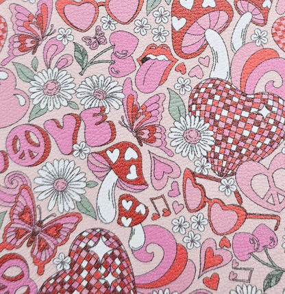 It's a groovy Kinda Love Artisan Leatherette