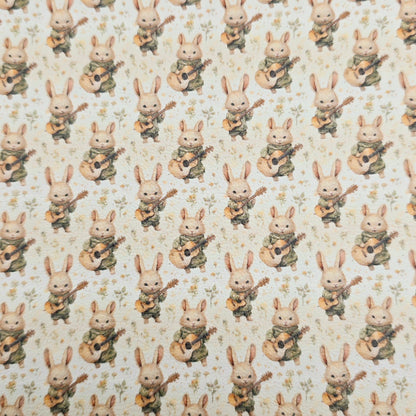 Musical Bunnies Artisan Leatherette