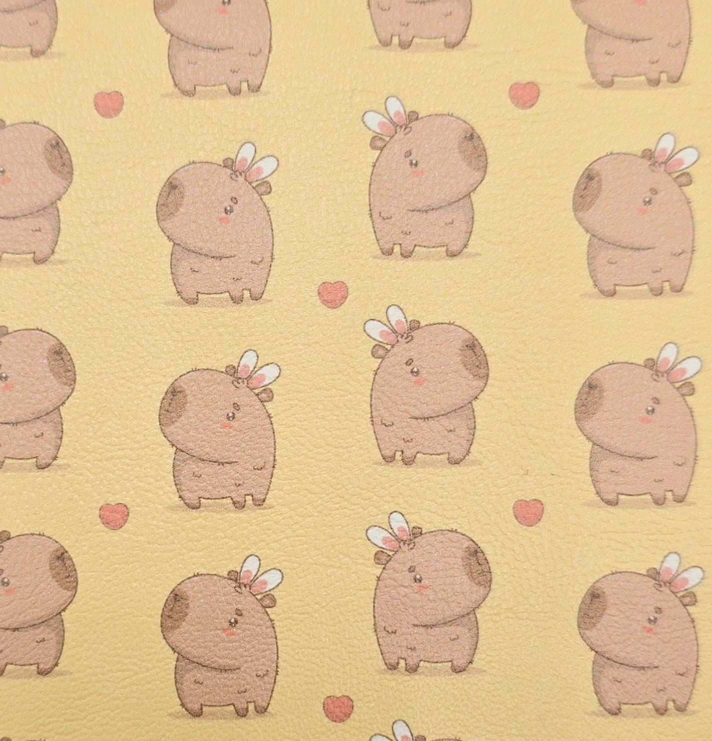 Easter Capybaras Artisan Leatherette