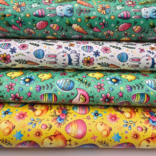 Cute Easter Doodles Collection Artisan Leatherette