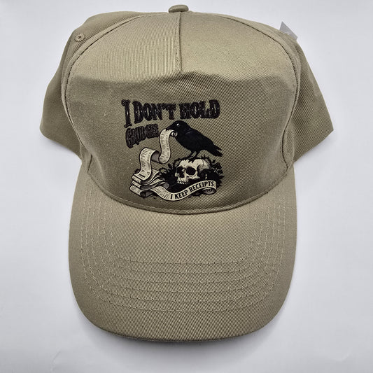 I Don't Hold Grudges Baseball Cap