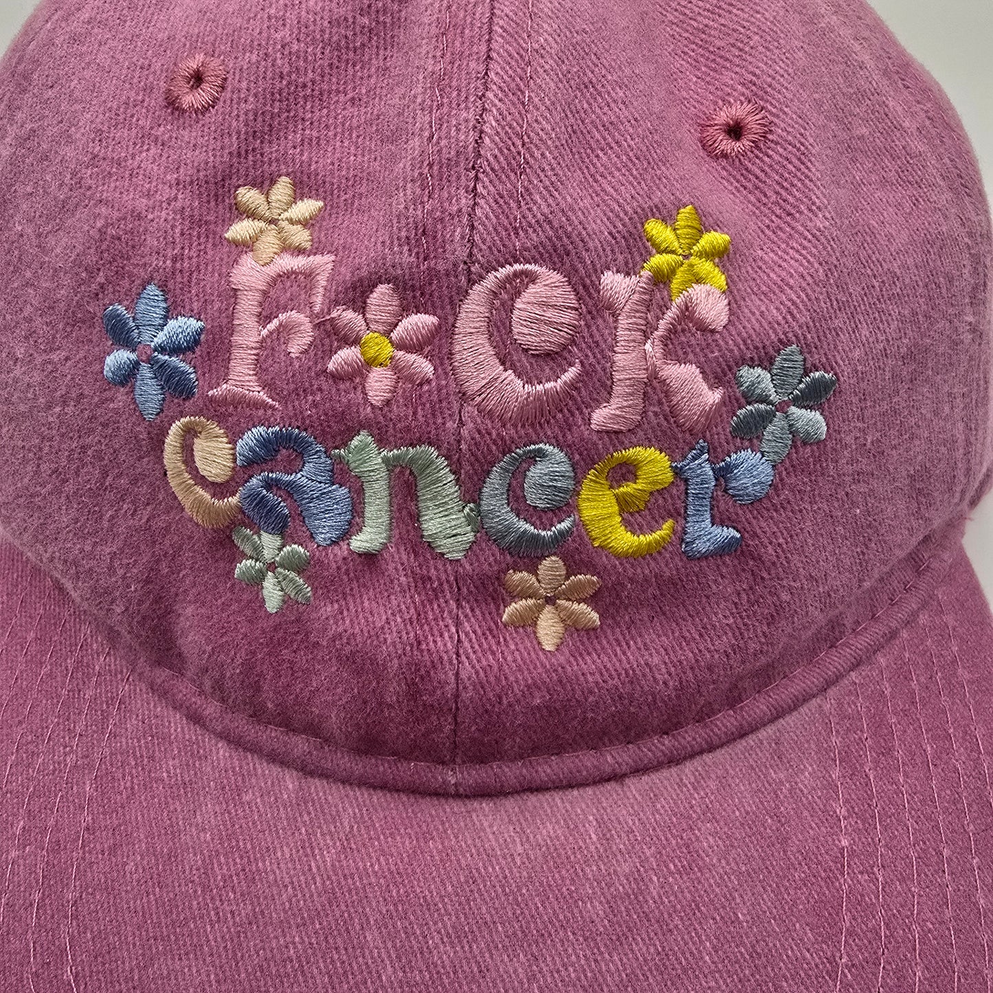 F*ck Cancer Embroidered Baseball Cap