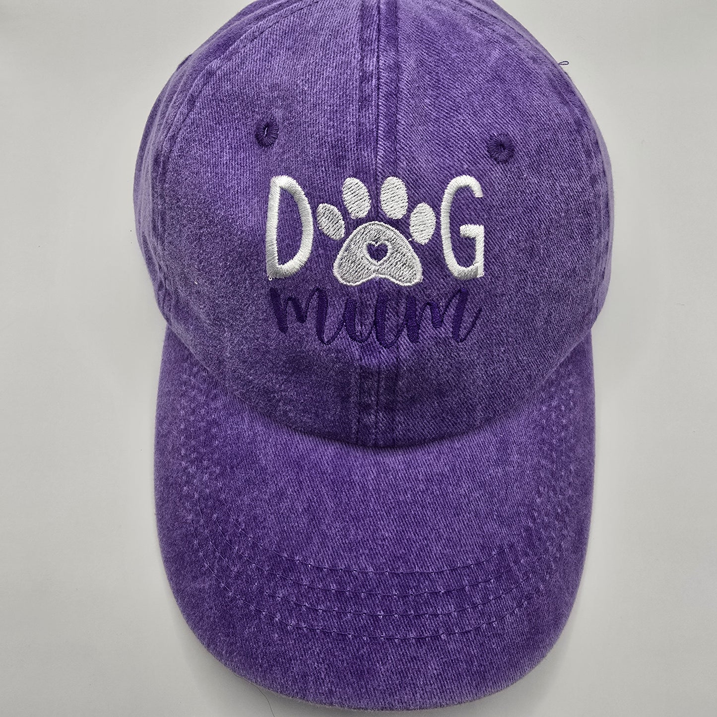 Dog Mum Embroidered Baseball Cap