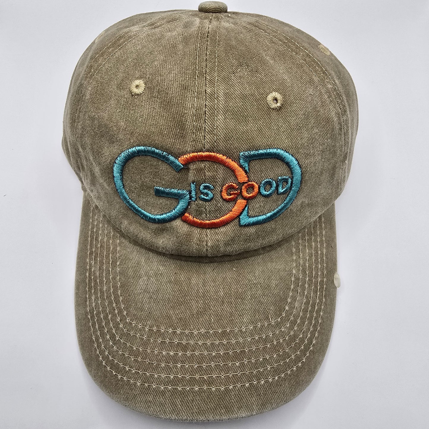 God is Good Puff Embroidered Baseball Cap
