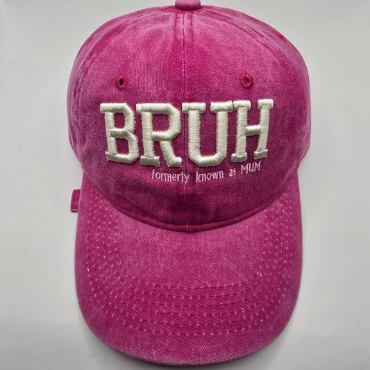 BRUH formerly known as Mum Embroidered Baseball Cap