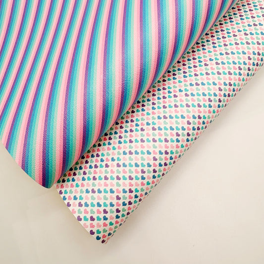 Hearts & Stripes Artisan Leatherette