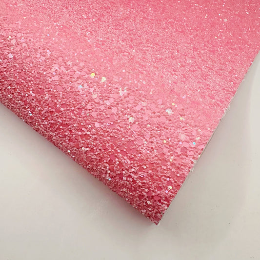 Preppy Strawberry Pink Colour Match Chunky Glitter