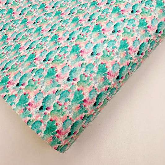 Cactus Bloom Artisan Leatherette