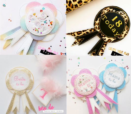 Badge Bumper Pack - Digital Embroidery File