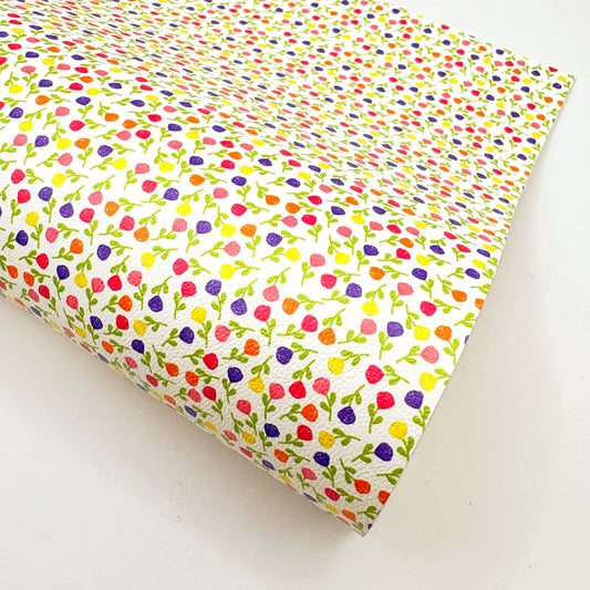 Summer Time Ditsy Leatherette